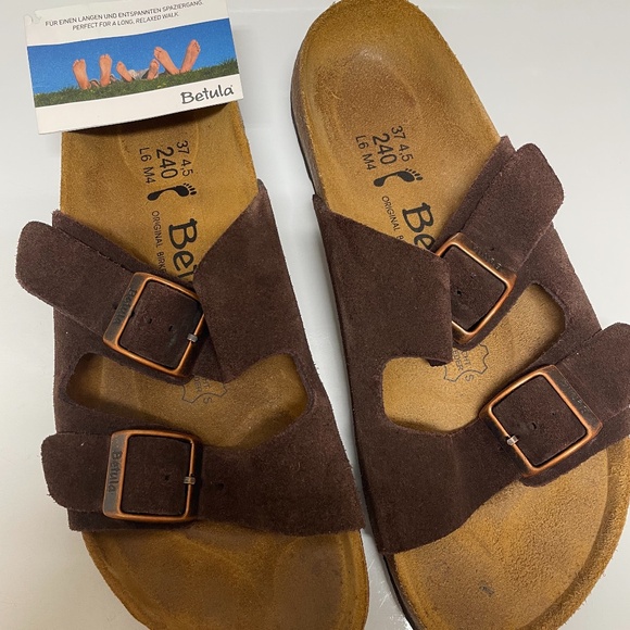 Birkenstock Shoes - Birkenstock betula brown swede size 37 6.5/7